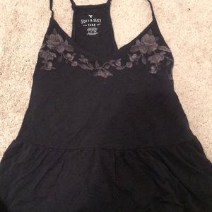 Super cute dark gray American Eagle tank